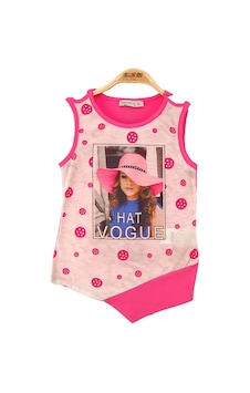 Toontoy Kids Toontoy Kız Çocuk Atlet Hat Vogue Baskılı Fuşya Toontoy Kids Toontoy Kız Çocuk Atlet Hat Vogue Baskılı Fuşya
