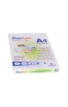 Mapi Laminasyon Filmi A4 125 Micron 100 Lü 1021204 0625 Mapi Laminasyon Filmi A4 125 Micron 100 Lü 1021204 0625