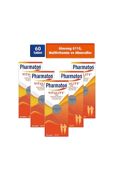 Pharmaton Vitality 60 Tablet 5 Adet Pharmaton Vitality 60 Tablet 5 Adet