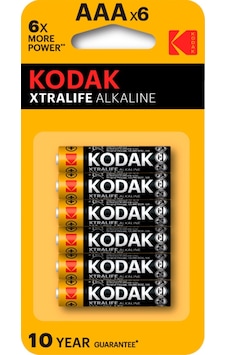 Kodak Xtralife Alkalin İnce Pil Aaa 4+2 Kodak Xtralife Alkalin İnce Pil Aaa 4+2