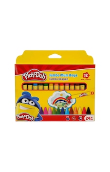 Play-Doh Jumbo Crayon Mum Boya 12 Renk Play-Doh Jumbo Crayon Mum Boya 12 Renk