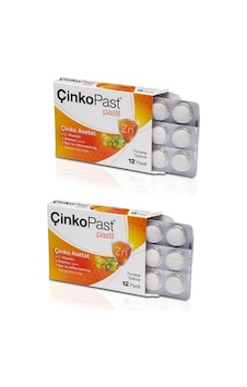 Çinkopast Portakal Ihlamur Bal Pastil 2 x 12'li