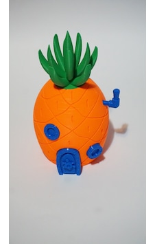 Süngerbob'un Ananas Evi Kumbara - Dekoratif 3d Maket Hediyelik Süngerbob'un Ananas Evi Kumbara - Dekoratif 3d Maket Hediyelik