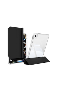 Apple Uyumlu iPad Pro 11 2024 Kılıf Magnetik Ayrılabilen Airbagli Zore Sliding Tablet Kılıfı Apple Uyumlu iPad Pro 11 2024 Kılıf Magnetik Ayrılabilen Airbagli Zore Sliding Tablet Kılıfı