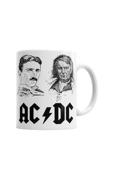 Ac Dc Tesla Ve Edison Kupa Bardak Porselen No35508 Karışık Ac Dc Tesla Ve Edison Kupa Bardak Porselen No35508 Karışık