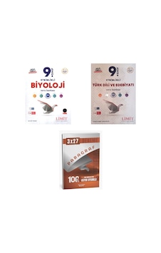 2027 Limit 9. Sınıf Biyoloji Etkinlikli Maarif + Edebiyat Türk Dili Ve Edebiyatı Soru + Ankapade 3'lü Set 2027 Limit 9. Sınıf Biyoloji Etkinlikli Maarif + Edebiyat Türk Dili Ve Edebiyatı Soru + Ankapade 3'lü Set