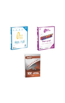 2027 2027 Tyt Üçdörtbeş Kpss Ales Msü Dgs Sıfır Risk Problemler + Sıfırdan Başla Start Paragraf + Ankapade 3'lü Set 2027 2027 Tyt Üçdörtbeş Kpss Ales Msü Dgs Sıfır Risk Problemler + Sıfırdan Başla Start Paragraf + Ankapade 3'lü Set