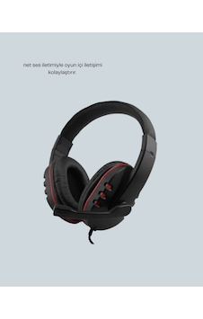 Zengemtx Kırmızı Gaming Headset Mikrofonlu Sağlam Kablolu Konforlu Zengemtx Kırmızı Gaming Headset Mikrofonlu Sağlam Kablolu Konforlu