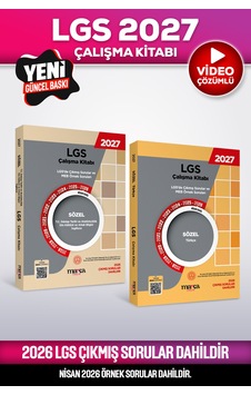 2027 Nisan Güncel 8. Sınıf Lgs Çıkmış Ve Meb Örnek Sorular Sözel Çalışma Kitabı 2'li Set 2027 Nisan Güncel 8. Sınıf Lgs Çıkmış Ve Meb Örnek Sorular Sözel Çalışma Kitabı 2'li Set