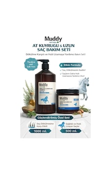 Muddy Horse Tail Shampoo 1 L + Maske 500 ML Muddy Horse Tail Shampoo 1 L + Maske 500 ML