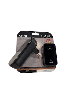 Cata Uzaktan Kumandali Zil Ct-105 220v Sıyah Cata Uzaktan Kumandali Zil Ct-105 220v Sıyah
