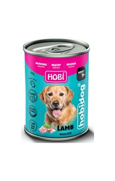 Hobi Hobidog Kuzu Etli Yetişkin Köpek Konservesi 400 G