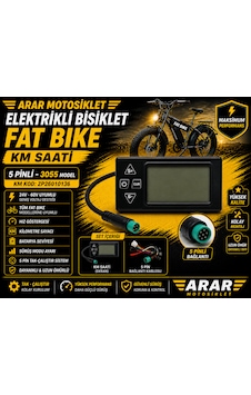 Elektrikli Bisiklet Fat Bıke Km Saat 5 Pimli-3055 500 Elektrikli Bisiklet Fat Bıke Km Saat 5 Pimli-3055 500