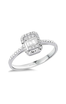 0.10 Karat Pırlanta Baget Yüzük (463866498) 0.10 Karat Pırlanta Baget Yüzük (463866498)