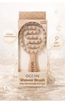 Ocean 3d Yumuşak Uçlu Kolay Temizlenebilir Saç Fırçası Soluk Pembe Asu-44 Ocean 3d Yumuşak Uçlu Kolay Temizlenebilir Saç Fırçası Soluk Pembe Asu-44