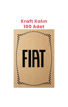 Kraft 120 G Fiat Oto Paspas Kağıdı 100 Adet - 35x50 CM - Kalın Kraft 120 G Fiat Oto Paspas Kağıdı 100 Adet - 35x50 CM - Kalın