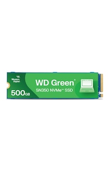 Ayrex Wd Green Sn350 500 Gb M.2 Nvme Ssd, 2.400 Mb/sn Okuma Hızı Ve 1.500 Mb/sn'ye Kadar Yazma Hızı Ayrex Wd Green Sn350 500 Gb M.2 Nvme Ssd, 2.400 Mb/sn Okuma Hızı Ve 1.500 Mb/sn'ye Kadar Yazma Hızı