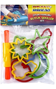 Brons Oyun Hamuru Büyük Şekiller Br-474 Brons Oyun Hamuru Büyük Şekiller Br-474