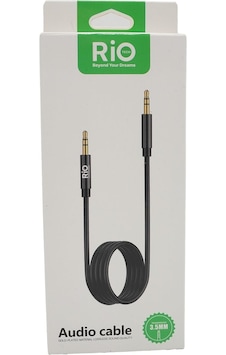 3.5mm Ses Kablosu Siyah Altın Uçlu Kayıpsız Ses İletimi 3.5mm Ses Kablosu Siyah Altın Uçlu Kayıpsız Ses İletimi