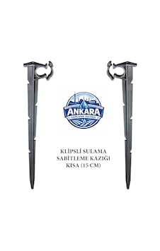 Ankara Damlama Sulama Damlama Kazığı Klipsli Kısa 10 Adet