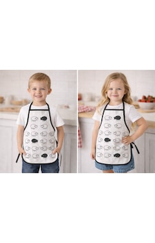 3-5 Yaş Çocuk Mutfak Önlüğü 35x50 Cm Su Geçirmez, Leke Tutmaz, Pamuk Polyester Karışımlı Beyaz 3-5 Yaş Çocuk Mutfak Önlüğü 35x50 Cm Su Geçirmez, Leke Tutmaz, Pamuk Polyester Karışımlı Beyaz