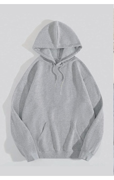 Startmore Kapşonlu Düz Sweat Gri Startmore Kapşonlu Düz Sweat Gri