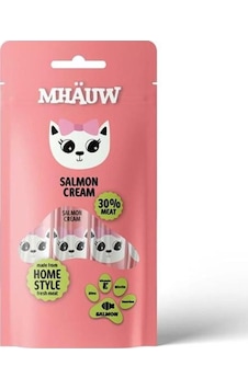 Mhauw Somonlu Sıvı Kedi Ödülü 15 G 4'lü Mhauw Somonlu Sıvı Kedi Ödülü 15 G 4'lü
