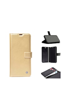 Kilifone - Apple Uyumlu iPhone 6 Plus / 6s Plus - 360 Full Koruma Kapakli Kartlikli Kart Bölmeli Cüzdan Kilif - Gold Kilifone - Apple Uyumlu iPhone 6 Plus / 6s Plus - 360 Full Koruma Kapakli Kartlikli Kart Bölmeli Cüzdan Kilif - Gold