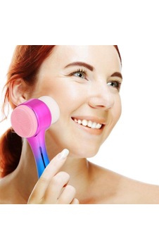 Plentiful Çift İşlevli Renkli Cilt Yüz Temizleme Fırçası Peeling Masaj Etkili Gözenek Temizleyici Alet Plentiful Çift İşlevli Renkli Cilt Yüz Temizleme Fırçası Peeling Masaj Etkili Gözenek Temizleyici Alet