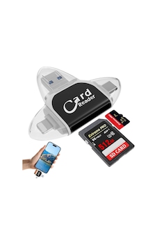 Card Reader 4 İn 1 Otg Card Reader 4 İn 1 Otg