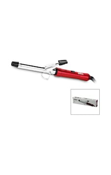 Kırmızı Saç Maşası - Şekillendirici Ptc Isıtıcı - 200 Derece Sıcaklık 360 Derece Dönebilen Kablo 30w Shd-7032 5256