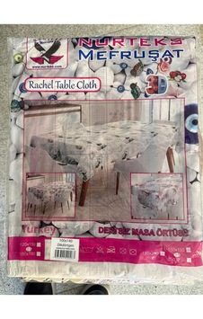 Plastik Pvc Masa Örtüsü 100x140 Cm Dikdörtgen Desenli, Silinebilir, Suya Dayanıklı Renkli