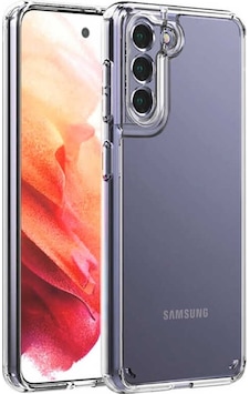 Smcase Samsung Galaxy Uyumlu S21 Fe Kılıf Kamera Korumalı Coss Hybrid Silikon
