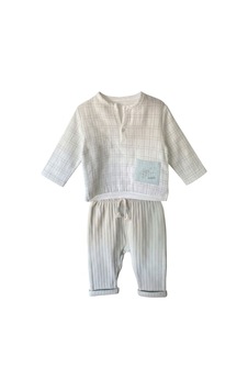 Bistyle 2li Takım Müslin Turttelly Cool Mint-ekru Bistyle 2li Takım Müslin Turttelly Cool Mint-ekru