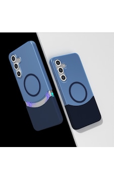 Samsung Galaxy Uyumlu S25 Plus Kılıf M-safe Şarj Özellikli Mıknatıslı Zore Duble Kapak