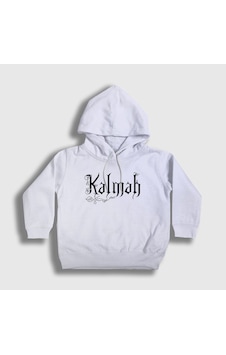 Presmono Unisex Çocuk Logo Kalmah Kapüşonlu Sweatshirt Beyaz Presmono Unisex Çocuk Logo Kalmah Kapüşonlu Sweatshirt Beyaz