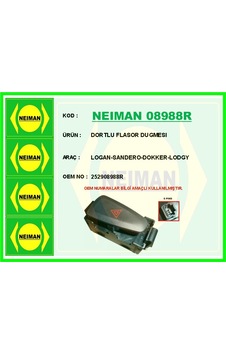 Neıman 08988r Dortlu Flasor Düğmesı Logan-sandero-dokker-lodgy 252908988r -