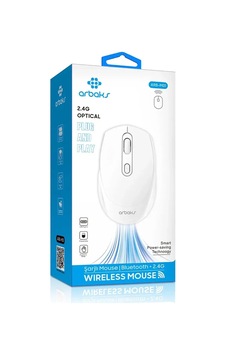 Arb-m01 Bluetooth + 2.4g Usb-c Şarjlı Kablosuz Mouse - Beyaz Arb-m01 Bluetooth + 2.4g Usb-c Şarjlı Kablosuz Mouse - Beyaz