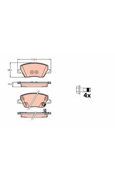 Yap-part Egea Ön Fren Balatası 1.3-1.4-1.6 Mjet. 2015/- Metal İndikatörlü Yap-part Egea Ön Fren Balatası 1.3-1.4-1.6 Mjet. 2015/- Metal İndikatörlü