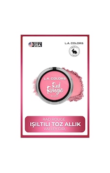 Rad Rouge Allık Serisi - Yoğun Renk Veren Uzun Süre Kalıcı Canlı Görünüm Cbl725 Valley Girl Rad Rouge Allık Serisi - Yoğun Renk Veren Uzun Süre Kalıcı Canlı Görünüm Cbl725 Valley Girl