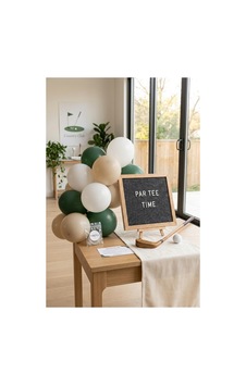 Golf Temalı 1 Yaş Doğum Günü Süsleme Mini Set Koyu Gri Keçe Yazı Panosu Standlı Balon Zincirli Par-tee Konsepti Golf Temalı 1 Yaş Doğum Günü Süsleme Mini Set Koyu Gri Keçe Yazı Panosu Standlı Balon Zincirli Par-tee Konsepti