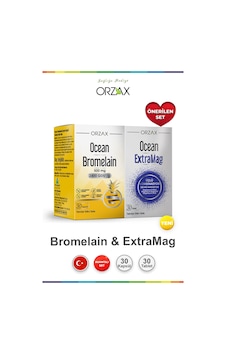 Ocean Bromelain 30 Kapsül & Ocean Extramag 30 Tablet Ocean Bromelain 30 Kapsül & Ocean Extramag 30 Tablet