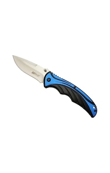 Mtech Handsome 454 Mavi Kamp Çakı 20cm - Yarı Otomatik, Kemerlikli Mtech Handsome 454 Mavi Kamp Çakı 20cm - Yarı Otomatik, Kemerlikli
