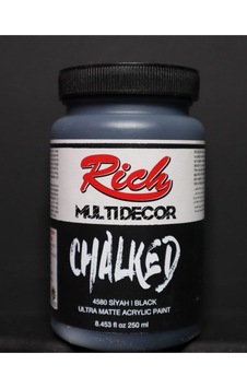 Rich Multi Dekor Chalked 250 Cc 4580 Siyah Siyah Rich Multi Dekor Chalked 250 Cc 4580 Siyah Siyah