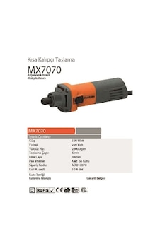 Max Extra Mx7070 500W Kalıpçı Taşlama Max Extra Mx7070 500W Kalıpçı Taşlama