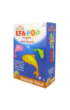 Efa-Pop Çiğnenebilir Balık Yağı 60 Kapsül Efa-Pop Çiğnenebilir Balık Yağı 60 Kapsül