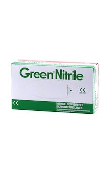 Green Nitrile Pudrasız Mavi Nitril Eldiven Büyük L - 100'Lü Green Nitrile Pudrasız Mavi Nitril Eldiven Büyük L - 100'Lü