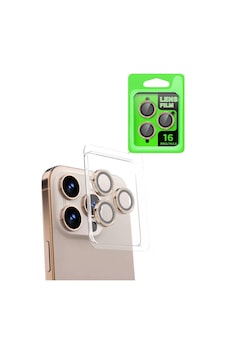 Gld-spt- Newface Apple Uyumlu iPhone 16 Pro Max Raze Metal Kamera Lens - Natural Grey Gld-spt- Newface Apple Uyumlu iPhone 16 Pro Max Raze Metal Kamera Lens - Natural Grey