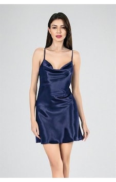 Moon Wear Kısa Gecelik Degaje Lacivert 7740 Lacivert Moon Wear Kısa Gecelik Degaje Lacivert 7740 Lacivert