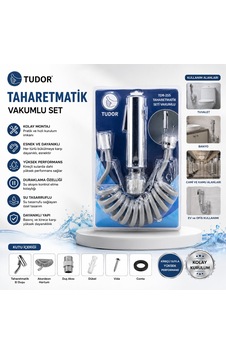 Krom Taharatmatik Seti Taharatmetik El Duşu- Hortum - Mafsal Vakumlu Set 5492 Çr Krom Taharatmatik Seti Taharatmetik El Duşu- Hortum - Mafsal Vakumlu Set 5492 Çr